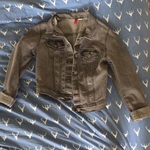 H&M cropped denim jacket